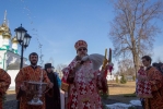 Архиерейское богослужение  в понедельник Светлой седмицы